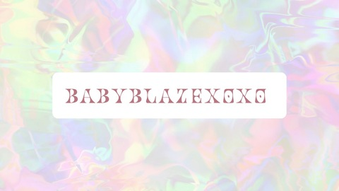 Header of babyblazexoxo